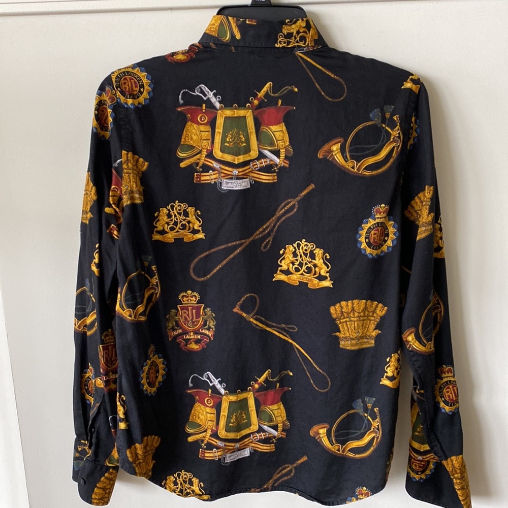 “Lauren Ralph Lauren” button down shirt; size small; worn once for pictures - Picture 2 of 4